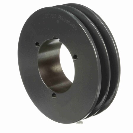 Browning 2 Groove Cast Iron Bushed Bore Multiple Sheave, 2Q5V63 2Q5V63
